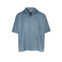 KENZO Hemd BAMBOO TIGER HAWAIIAN  hellblau | XL