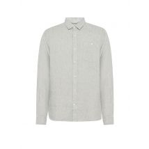 KNOWLEDGE COTTON APPAREL Leinenhemd  hellgrau | S