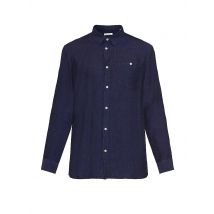 KNOWLEDGE COTTON APPAREL Leinenhemd  dunkelblau | S