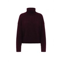 LANIUS Rollkragenpullover  dunkelrot | 44