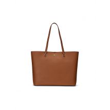 LAUREN RALPH LAUREN Ledertasche - Shopper KARLY TOTE Large hellbraun