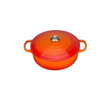 LE CREUSET Gourmet-Bräter SIGNATURE 30cm Ofenrot orange