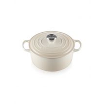 LE CREUSET Bräter rund Signature 24cm/4,2l Meringue creme