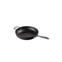 LE CREUSET Aluminium-Antihaft hohe Pfanne mit Gegengriff 28cm/3,2l schwarz