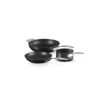 LE CREUSET Aluminium-Antihaft 3-teiliges Kochset schwarz