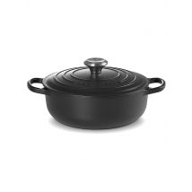 LE CREUSET Sauteuse SIGNATURE 24cm/3,4l Schwarz schwarz