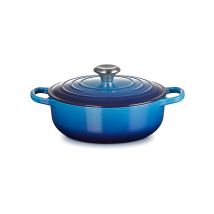 LE CREUSET Sauteuse SIGNATURE 24cm Azure blau
