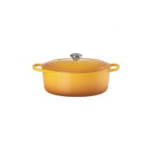 LE CREUSET Bräter oval SIGNATURE 31cm 6,3l Nectar gelb