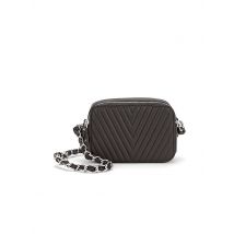LES VISIONNAIRES Ledertasche - Mini Bag ELLA QUILTING schwarz
