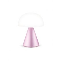 LEXON LED Lampe MINA L 17cm Light Pink rosa