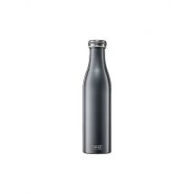 LURCH Isolierflasche - Thermosflasche Edelstahl 0,75l Anthrazit Metallic grau