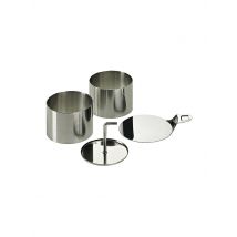 LURCH Speiseringe Edelstahl 8teilig silber