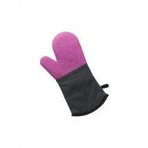 LURCH Silikon Backhandschuh Rosa / Schwarz rosa