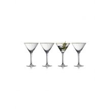 LYNGBY GLAS Martiniglas Set 4tlg. mit Goldkante PALERMO 25cl