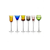 LYNGBY GLAS Schnapsglas Set 6tlg. LONDON 18cm bunt bunt