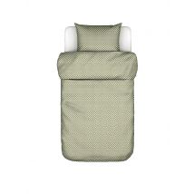 MARC O'POLO HOME Satin-Bettwäsche SVEA 70x90cm/140x200cm Silvery Green  olive