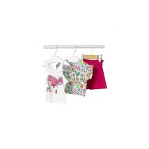 MAYORAL Baby Set 3-teilig Shirt, Top und Shorts pink | 68