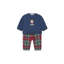 MAYORAL Baby Set Pullover und Hose 2-teilig dunkelblau | 74