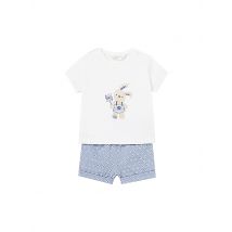 MAYORAL Baby Set 2-teilig T-Shirt und Shorts hellblau | 62