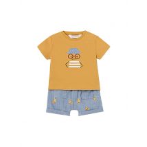 MAYORAL Baby Set 2-teilig T-Shirt und Shorts gelb | 74