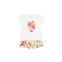MAYORAL Baby  Set 2tlg T-Shirt und Shorts weiss | 74
