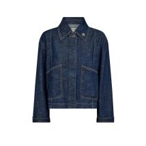 MOS MOSH Jeansjacke MMEyla dunkelblau | XL