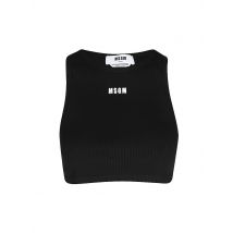 MSGM Top Cropped Fit schwarz | XS