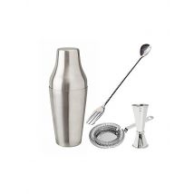 NORDIC BAR Cocktail Set Geschenkbox Steel silber