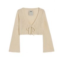 OAS Strickjacke VACAY creme | M