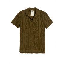 OAS Frottee Poloshirt olive | M