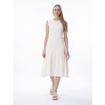 OFFICINE GENERALE Midikleid SILOE weiss | M