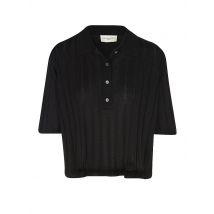 OFFICINE GENERALE Poloshirt 3/4 Arm schwarz | XXL