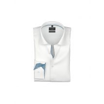OLYMP NO.6 Hemd Super Slim Fit  weiss | 40