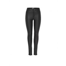 ONLY Hose in Lederoptik ONLROYAL schwarz | M/L30