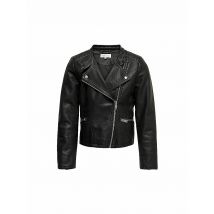 ONLY Mädchen Bikerjacke in Lederoptik KONFREYA schwarz | 140