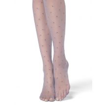 OROBLU Modestrumpfhose FLORET cristal grey 5 hellgrau | L/XL