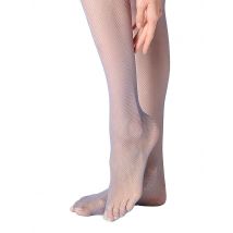 OROBLU Netzstrumpfhose TRICOT crystal grey 5 hellgrau | L/XL