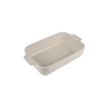PEUGEOT Auflaufform aus Keramik Appolia rechteckig Ecru 18x12cm weiss