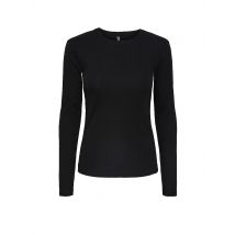 PIECES Langarmshirt PCRUKA schwarz | M