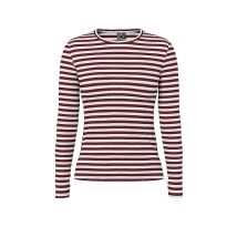 PIECES Langarmshirt PCRUKA dunkelrot | XS