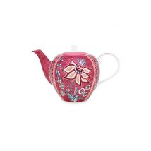 PIP STUDIO Teekanne Large 1600ml Flower Festival Dark Pink beere