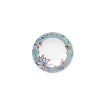 PIP STUDIO Suppenteller 21,5cm FLOWER FESTIVAL Light Blue hellblau