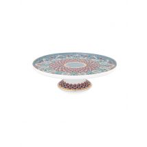 PIP STUDIO Tortenplatte mit Fuss Mini 21cm FLOWER FESTIVAL Light Blue hellblau
