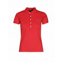 POLO RALPH LAUREN Poloshirt Slim Fit JULIE rot | XS