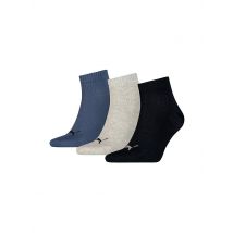 PUMA Sneakersocken 3-er Pkg. navy grey blue schwarz | 43-46