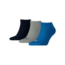 PUMA  Sneakersocken 3er Pkg blue/grey melan blau | 39-42