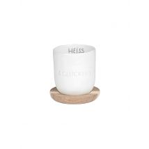 RAEDER DINING Breakfast kleiner Becher Heiss & Glücklich 100ml weiss