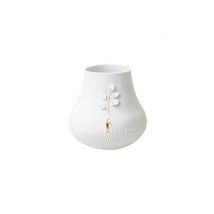 RAEDER Vase DANKBAR 11x11cm Weiss weiss