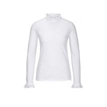 RICH & ROYAL Langarmshirt weiss | XS