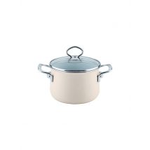 RIESS Fleischtopf mit Glasdeckel NOUVELLE 20cm/4l Avorio beige